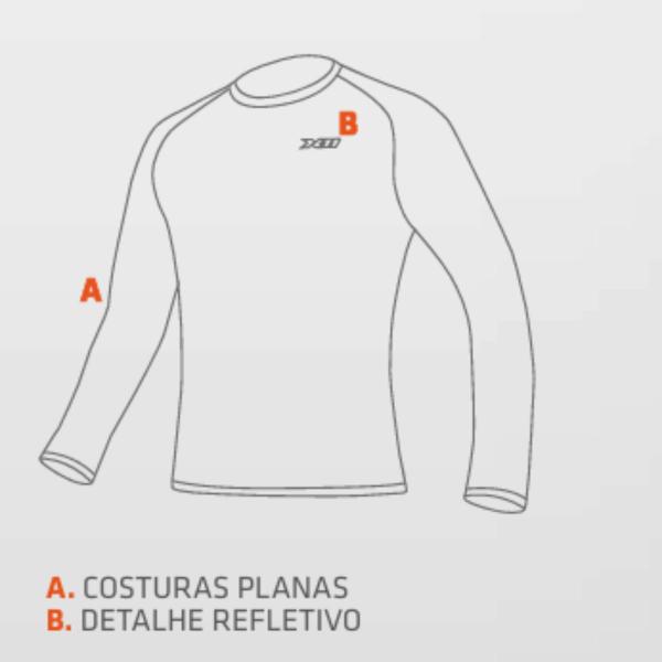 Imagem de Camiseta Termica Segunda Pele Unissex Climate Frio X11 Texx