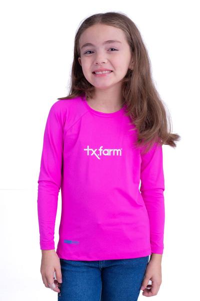 Imagem de Camiseta Térmica Teen Uv50+ M. Longa - Uvteen001 - Rosa Tutti Frutti