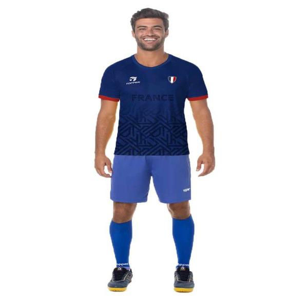 Imagem de Camiseta Topper France Masculino - Marinho