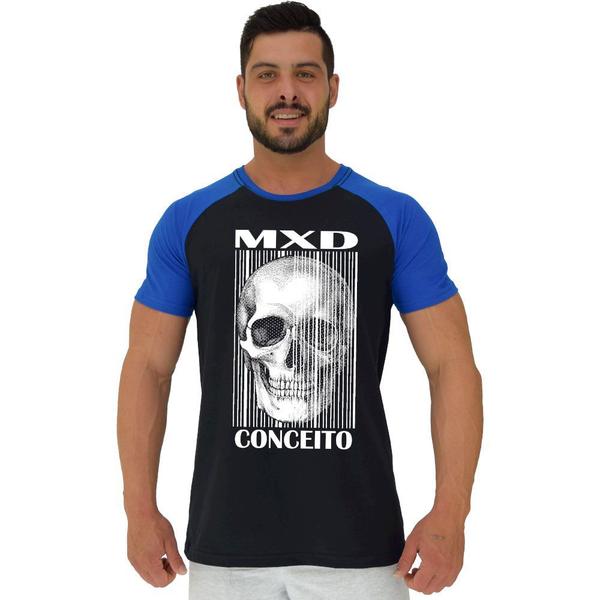 Imagem de Camiseta Tradicional Manga Curta MXD Conceito Caveira Código De Barras