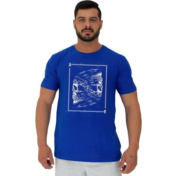 Imagem de Camiseta Tradicional Manga Curta MXD Conceito Caveira Indígena Cocar