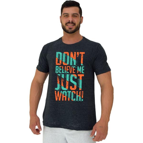 Imagem de Camiseta Tradicional Manga Curta MXD Conceito Don't Believe Me Just Watch