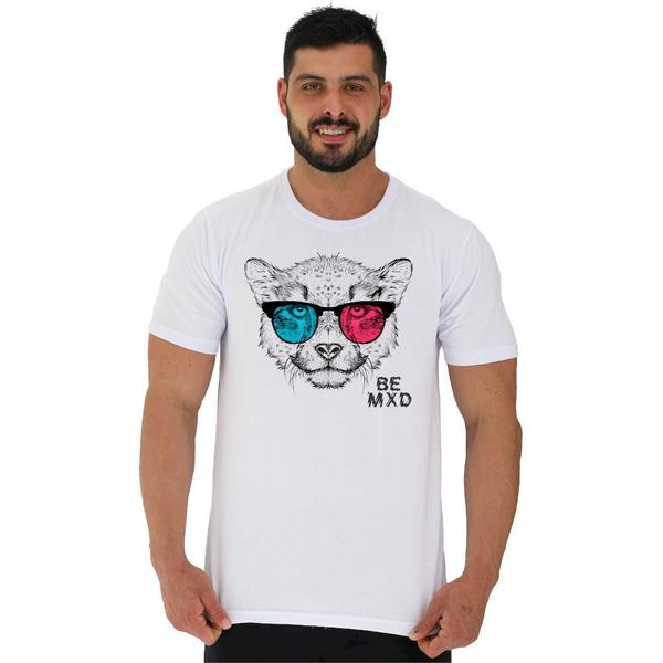 Imagem de Camiseta Tradicional Manga Curta MXD Conceito Felino Visão 3D