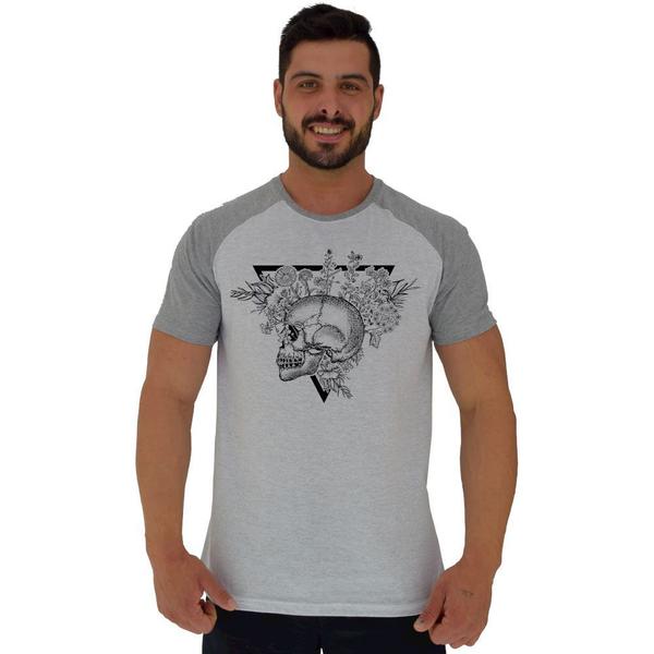 Imagem de Camiseta Tradicional Manga Curta MXD Conceito Skull And Roses