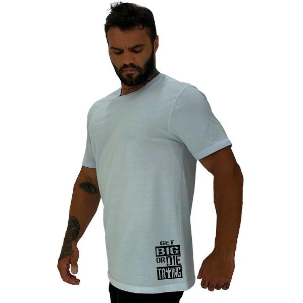 Imagem de Camiseta Tradicional Masculina MXD Conceito Estampa Lateral Get Big Or Die Traing