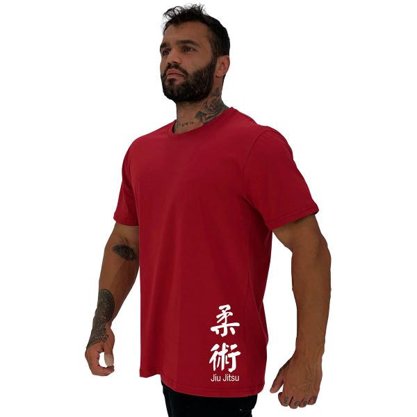 Imagem de Camiseta Tradicional Masculina MXD Conceito Estampa Lateral Jiu Jitsu