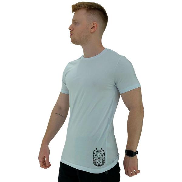 Imagem de Camiseta Tradicional Masculina MXD Conceito Estampa Lateral Pitbull