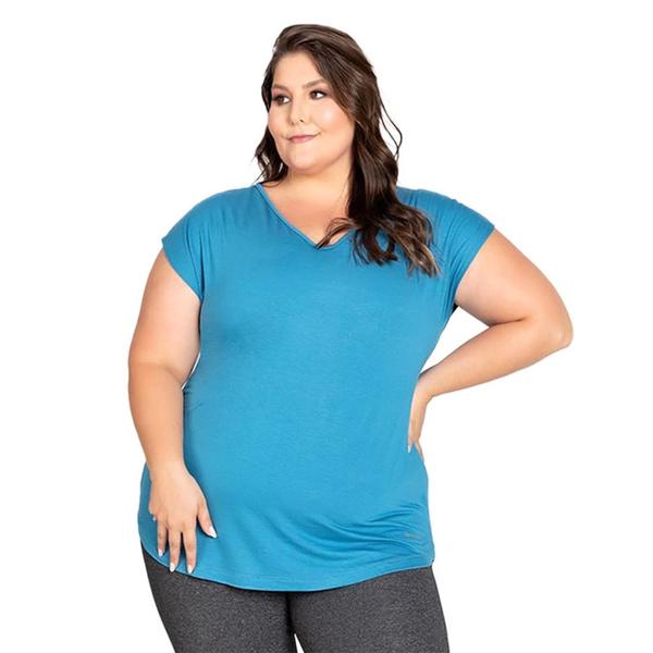 Imagem de Camiseta Trinys Fluidity Essential A-874 Plus Size Feminina