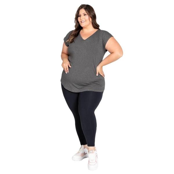 Imagem de Camiseta Trinys Fluidity Essential A-874 Plus Size Feminina