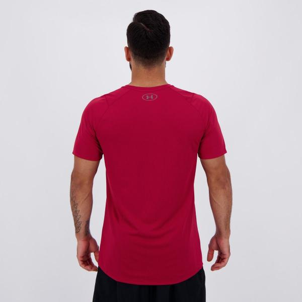 Imagem de Camiseta Under Armour MK1 SS Bordô