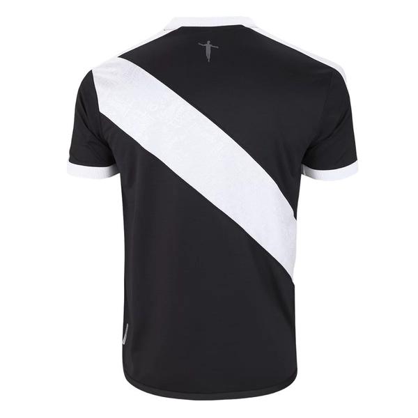 Imagem de Camiseta Vasco Kombat Home Player 2024 Kappa Masculina - Preta/Branca