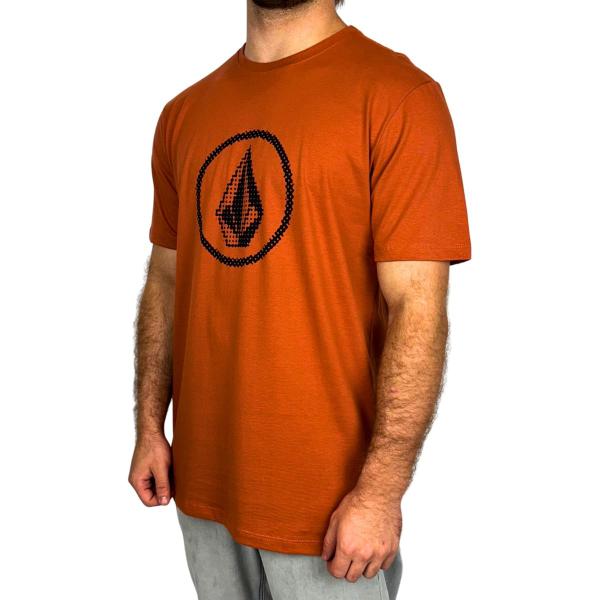 Imagem de Camiseta Volcom Circle Stone Ferrugem