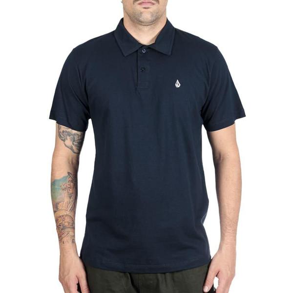 Imagem de Camiseta Volcom Polo Solid Stone Azul