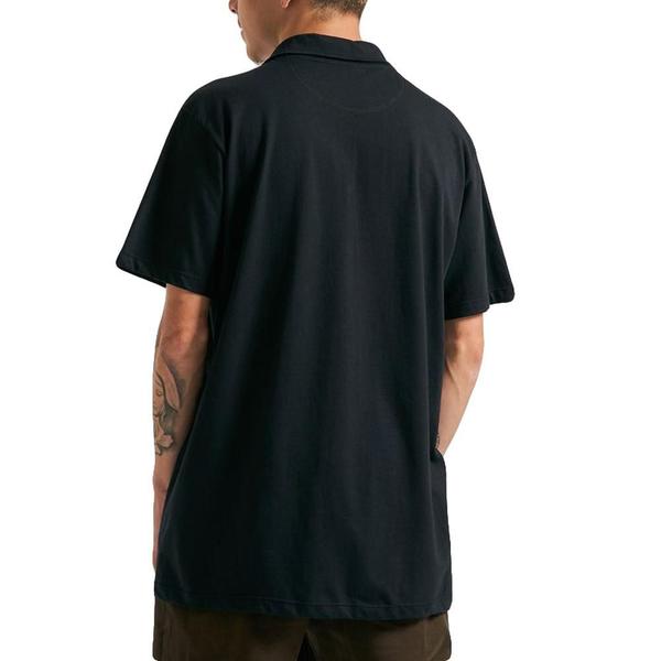 Imagem de Camiseta Volcom Polo Solid Stone SM23 Masculino Preto