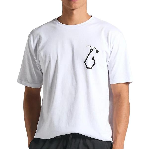 Camiseta Volcom Sinkem SM25 Masculina Branco Imagem de Camiseta Volcom Sinkem SM25 Masculina Branco