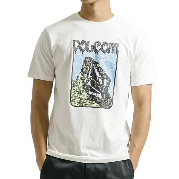 Imagem de Camiseta Volcom Slim Submerged SM24 Masculina Branco