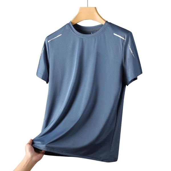 Imagem de Camisetas Masculinas de Secagem Rápida para Corrida - Respiráveis e Elásticas