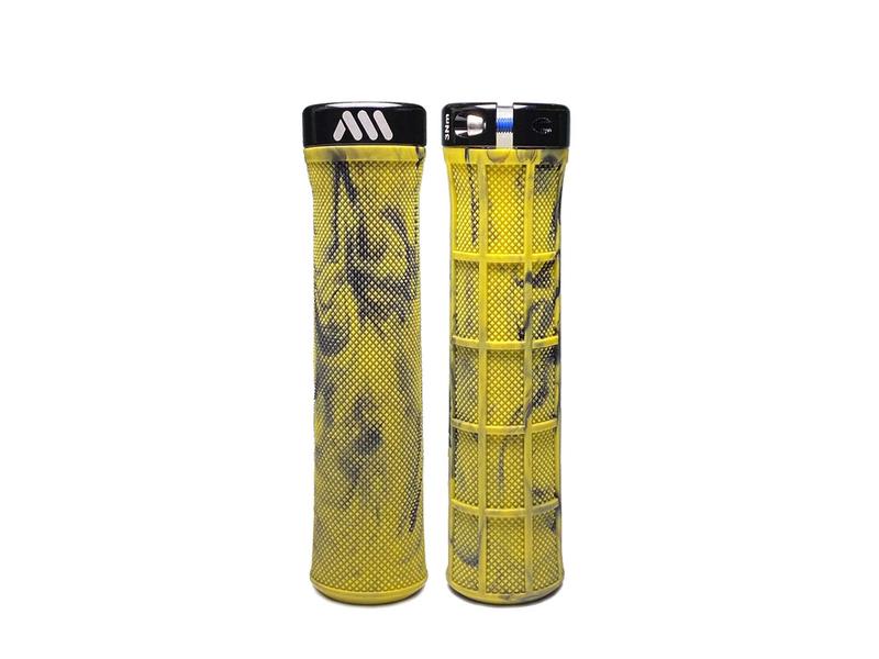 Imagem de Camo Amarelo Grips All Mountain Style AMS Berm Lock-on