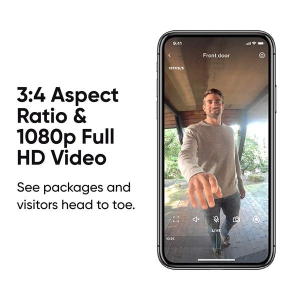Imagem de Campainha de vídeo WYZE 1080p, vídeo HD, áudio bidirecional, visão noturna