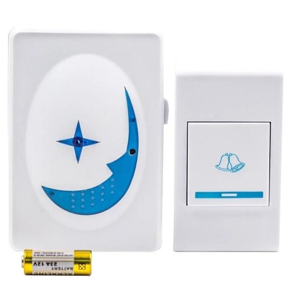 Imagem de Campainha Residencial Sem Fio C/ Botão Wireless Doorbell - 32 TOQUES