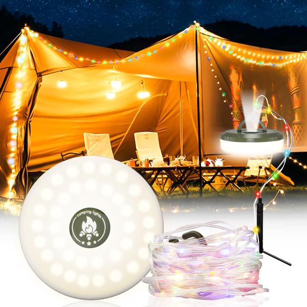 Imagem de Camping String Lights iTonCS 2 em 1 multifuncional de 29,5 pés