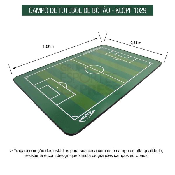 Imagem de Campo de Futebol de Botão com 2 Times Completos  - Klopf - Cód. 10294030