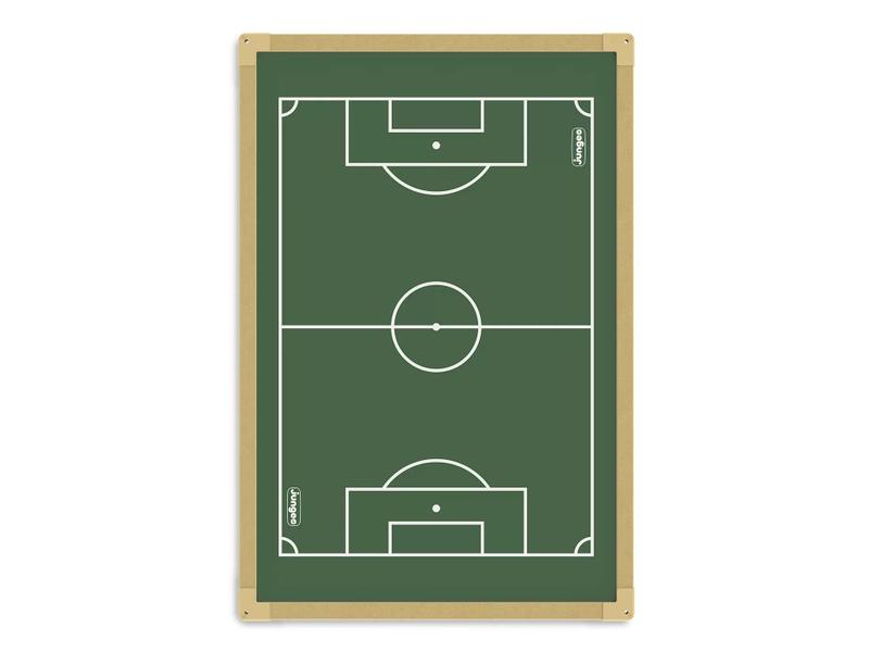 Imagem de Campo de futebol de botão grande para mesa 60 X 90 cm estrelão 2 jogos de botão