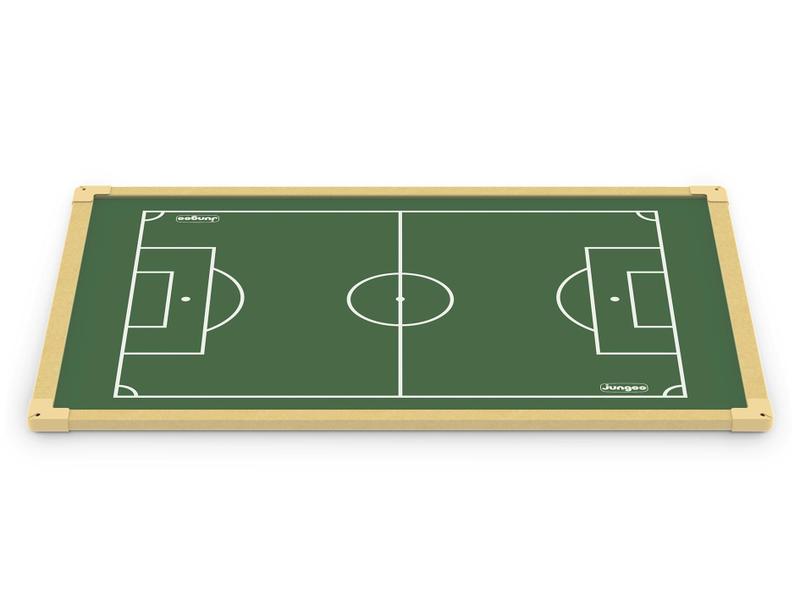 Imagem de Campo de futebol de botão grande para mesa 60 X 90 cm estrelão 2 jogos de botão