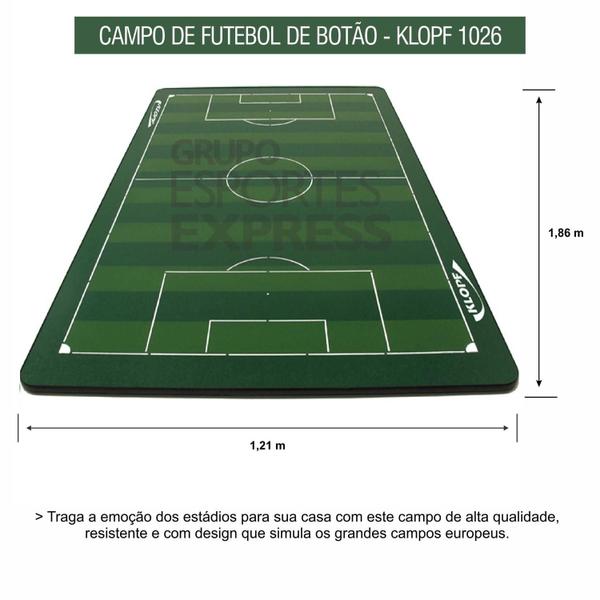 Imagem de Campo De Futebol De Botão Oficial - Klopf - Cód. 1026