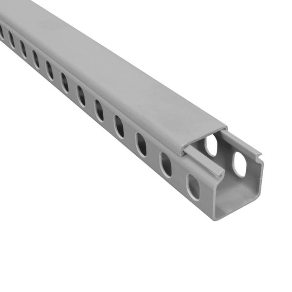 Imagem de Canaleta de PVC Semiaberta 30x30mm (3x3cm) - Hellermann Tyton HD2PF