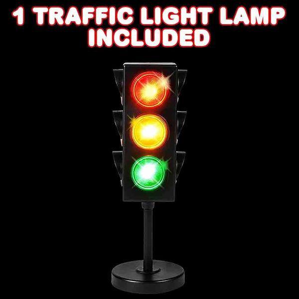 Imagem de Candeeiro de mesa ArtCreativity Traffic Light Kids com LEDs coloridos de 28 cm