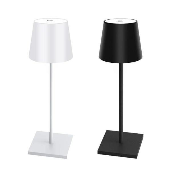 Imagem de Candeeiro de Mesa LED Recarregável e Regulável - Design Criativo e Decorativo