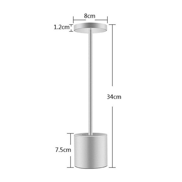 Imagem de Candeeiro de mesa sem fio com sensor de toque Luz de mesa