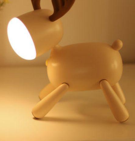 Imagem de Candeeiro de mesa Wokex LED Deer Light USB Charging para crianças