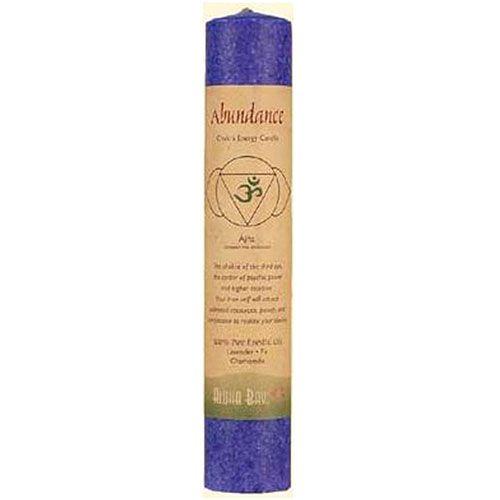 Imagem de Candle, Chakra Pillar (Abundância) Indigo por Aloha Bay