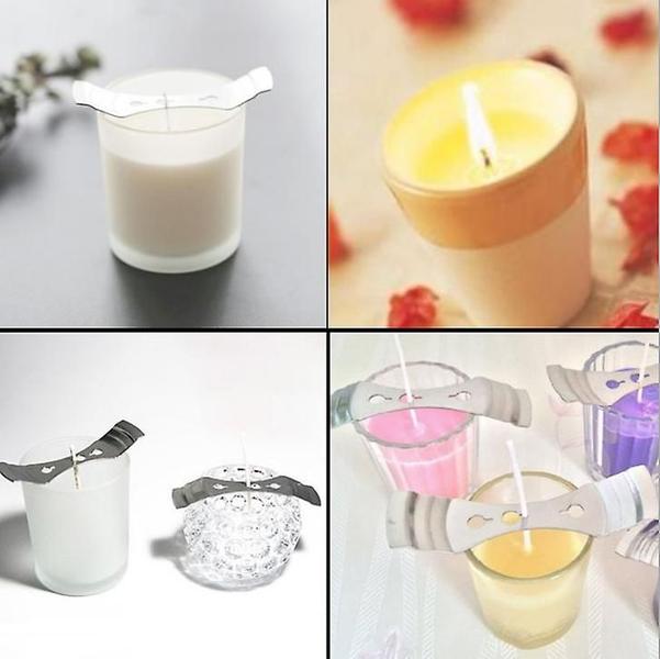 Imagem de Candle Wick Wokex tecido de algodão branco de 15 cm - 100 unidades