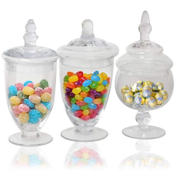 Imagem de Candy Jar Mantello Apothecary Frascos com tampas de 600 mL, 700 mL e 800 mL