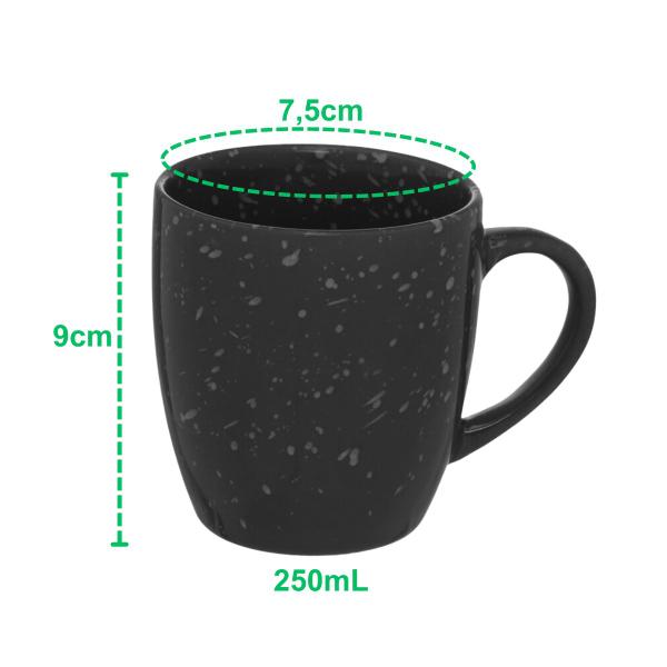 Imagem de Caneca 250ml Café Design Personalizado Elegante Decoração Resistente