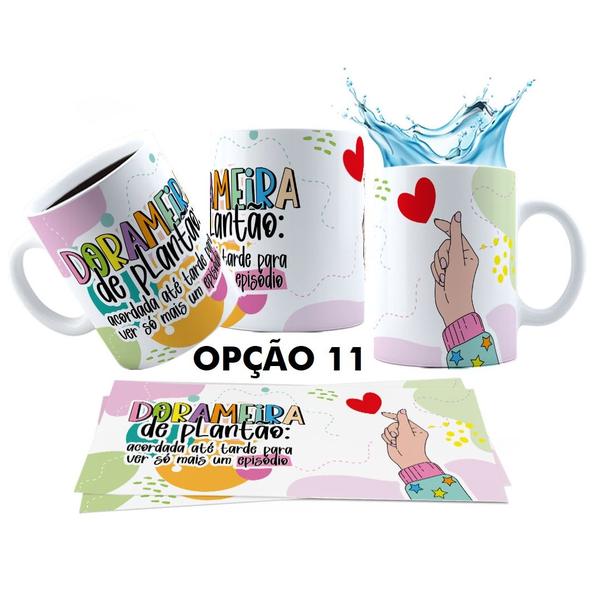 Imagem de Caneca 325ml Dorama Dorameira Currículo da Dorameira K-Drama