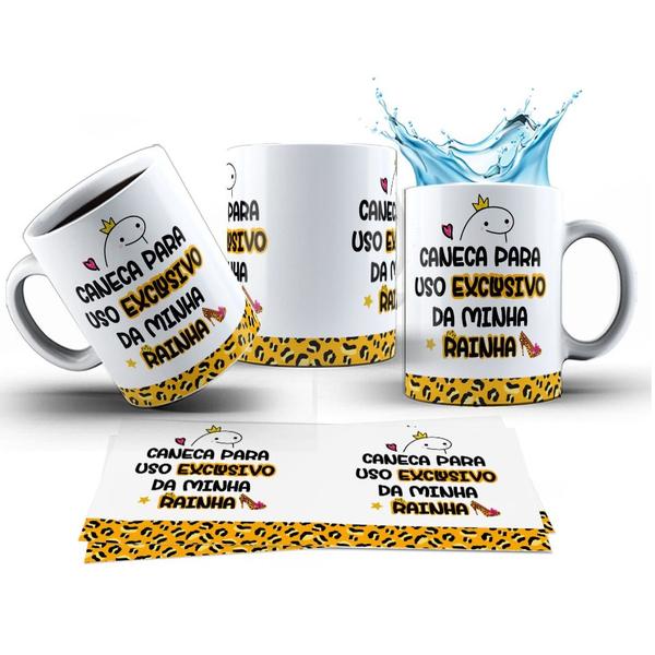 Imagem de Caneca 325ml Flork Dia Da Mães Uso Exclusivo da Minha Rainha