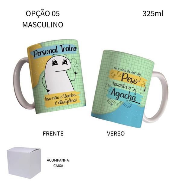 Imagem de Caneca 325ml Flork Profissões Personal Trainer