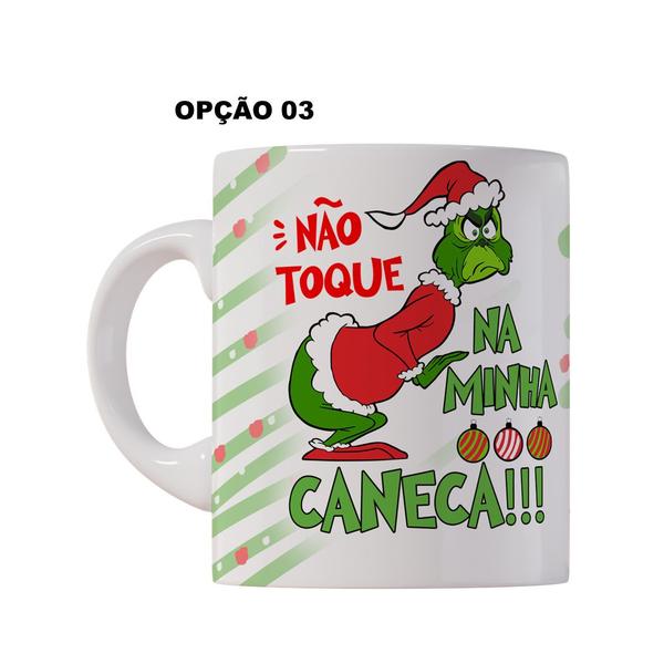 Imagem de Caneca 325ml Grinch Natal Não toque na minha caneca