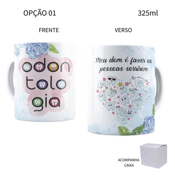 Imagem de Caneca 325ml Profissões Odontologia Dentista