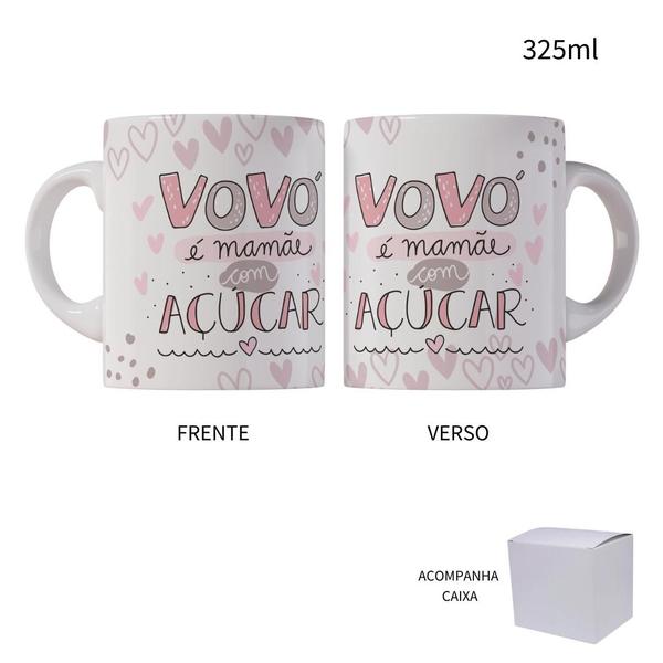 Imagem de Caneca 325ml Vovó É Mamãe Com Açúcar