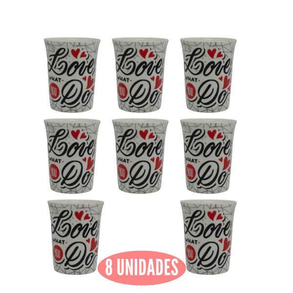 Imagem de Caneca 340ml Leite Morno Café Chá 8 und Love Yous