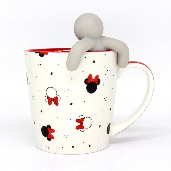 Imagem de Caneca 350ml c/ infusor p/ cha minnie mouse