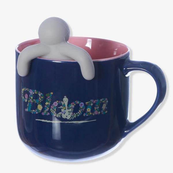 Imagem de Caneca 350ml c/infusor p/ chá snoopy bloom