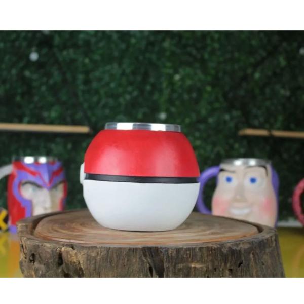 Imagem de Caneca 3d Pokebola Pokemon Copo Personalizado Decoração