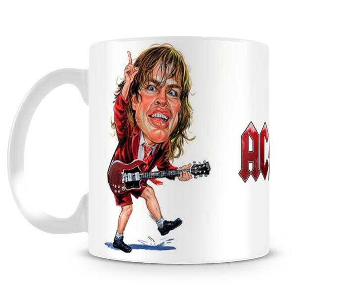 Imagem de Caneca AC DC Angus Young Caricatura