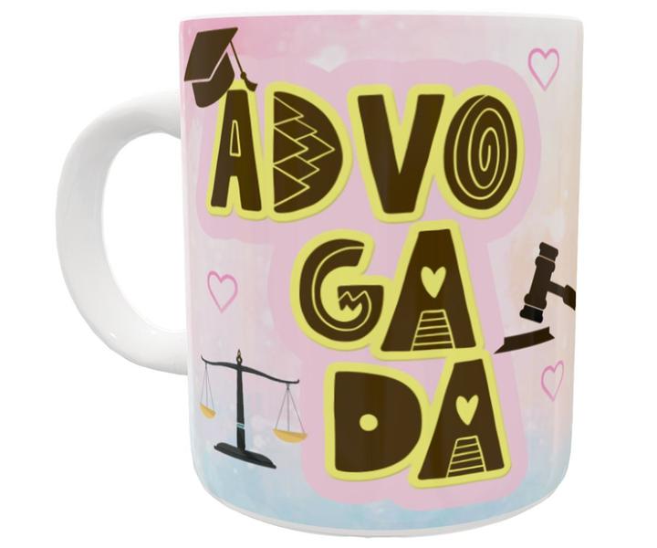 Imagem de Caneca advogada profissão faculdade direito curso presente